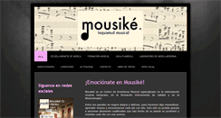 Desktop Screenshot of mousike.es